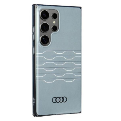 Audi IML Geometric Pattern Dėklas S24 Ultra S928 Pilkas/Pilkas hardcase AU-IMLS24U-A6/D3-GY 1