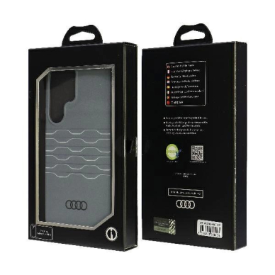 Audi IML Geometric Pattern Dėklas S24 Ultra S928 Pilkas/Pilkas hardcase AU-IMLS24U-A6/D3-GY 6