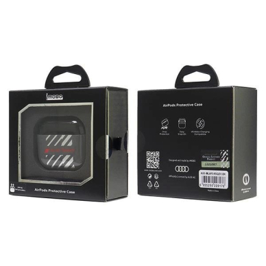 Audi IML Sport Dėklas skirtas AirPods 3 - Juodas 5 Audi IML Sport Dėklas skirtas AirPods 3 - Juodas 5