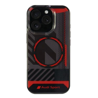 Audi IML Sport MagSafe iPhone 16 Pro 6.3&quot; Juodas/Juodas hardcase AUS-IMLMIP16P-RSQ/D2-BK