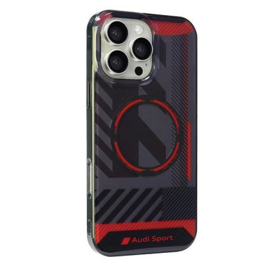 Audi IML Sport MagSafe iPhone 16 Pro Max 6.9&quot; Juodas/Juodas hardcase AUS-IMLMIP16PM-RSQ/D2-BK 1