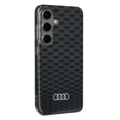 Audi IML Stitching Pattern MagSafe Dėklas S24 S921 Juodas/Juodas hardcase AU-IMLMS24-Q5/D3-BK 2