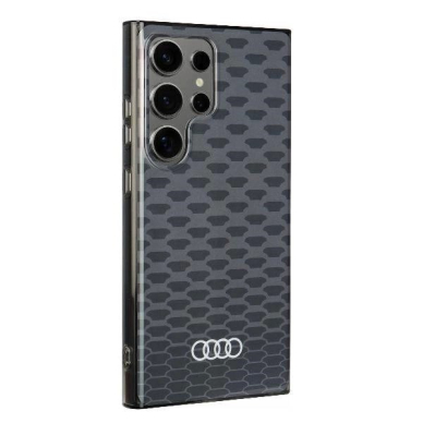 Audi IML Stitching Pattern MagSafe Dėklas S24 Ultra S928 Juodas/Juodas hardcase AU-IMLMS24U-Q5/D3-BK 1