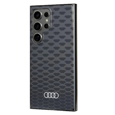 Audi IML Stitching Pattern MagSafe Dėklas S24 Ultra S928 Juodas/Juodas hardcase AU-IMLMS24U-Q5/D3-BK 2