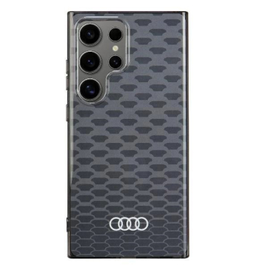 Audi IML Stitching Pattern MagSafe Dėklas S24 Ultra S928 Juodas/Juodas hardcase AU-IMLMS24U-Q5/D3-BK