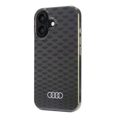 Audi IML Stitching Pattern MagSafe iPhone 16 6.1&quot; Juodas/Juodas hardcase AU-IMLMIP16-Q5/D3-BK 2