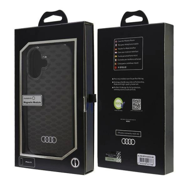 Audi IML Stitching Pattern MagSafe iPhone 16 6.1" Juodas/Juodas hardcase AU-IMLMIP16-Q5/D3-BK 6 Audi IML Stitching Pattern MagSafe iPhone 16 6.1" Juodas/Juodas hardcase AU-IMLMIP16-Q5/D3-BK 6