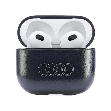 Audi Odinis Big Logo Dėklas skirtas AirPods 3 - Juodas 3
