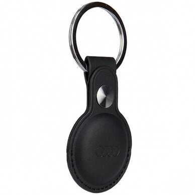 Audi dirbtinės odos AirTag dėklas – juodas 5