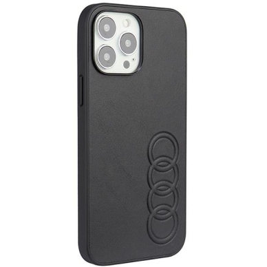 Dėklas Audi Synthetic Leather iPhone 13 Pro Max Juodas AU-TPUPPCIP13PM-TT/D1-BK 1 Dėklas Audi Synthetic Leather iPhone 13 Pro Max Juodas AU-TPUPPCIP13PM-TT/D1-BK 1