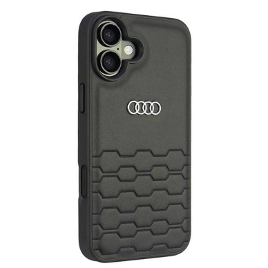 Audi Synthetic Odinis iPhone 16 Plus 6.7&quot; Juodas/Juodas hardcase AU-TPUPCIP16M-GT/D2-BK 2