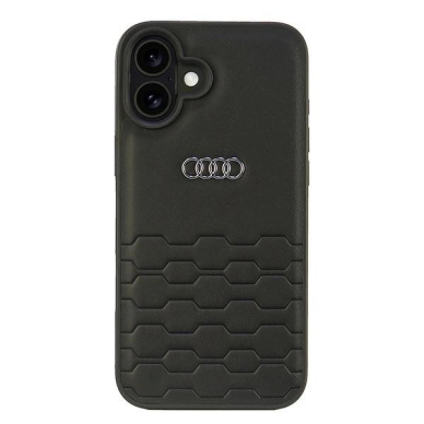 Audi Synthetic Odinis iPhone 16 Plus 6.7&quot; Juodas/Juodas hardcase AU-TPUPCIP16M-GT/D2-BK
