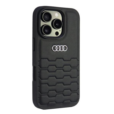 Audi Synthetic Odinis iPhone 16 Pro 6.3&quot; Juodas/Juodas hardcase AU-TPUPCIP16P-GT/D2-BK 1