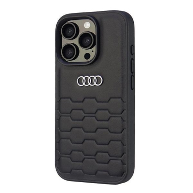Audi Synthetic Odinis iPhone 16 Pro 6.3&quot; Juodas/Juodas hardcase AU-TPUPCIP16P-GT/D2-BK 2