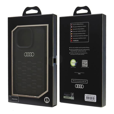 Audi Synthetic Odinis iPhone 16 Pro 6.3&quot; Juodas/Juodas hardcase AU-TPUPCIP16P-GT/D2-BK 6