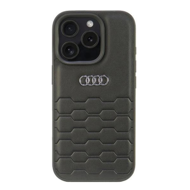 Audi Synthetic Odinis iPhone 16 Pro 6.3&quot; Juodas/Juodas hardcase AU-TPUPCIP16P-GT/D2-BK