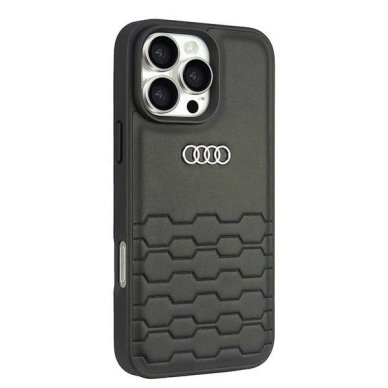 Audi Synthetic Odinis iPhone 16 Pro Max 6.9" Juodas/Juodas hardcase AU-TPUPCIP16PM-GT/D2-BK 2