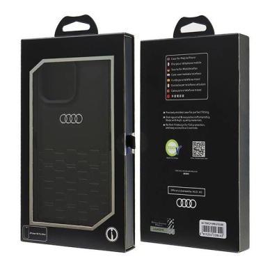 Audi Synthetic Odinis iPhone 16 Pro Max 6.9" Juodas/Juodas hardcase AU-TPUPCIP16PM-GT/D2-BK 6