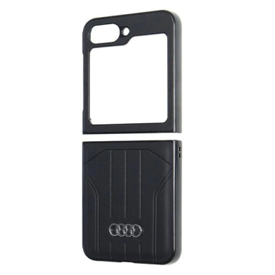 Audi Synthetic Odinis MagSafe Dėklas skirtas Samsung Galaxy Z Atverčiamas 6 - Juodas 5