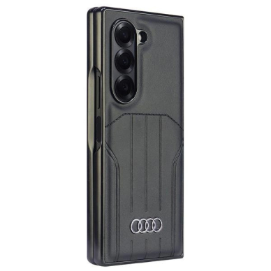Audi Synthetic Odinis MagSafe Dėklas skirtas Samsung Galaxy Z Fold 6 - Juodas 3 Audi Synthetic Odinis MagSafe Dėklas skirtas Samsung Galaxy Z Fold 6 - Juodas 3