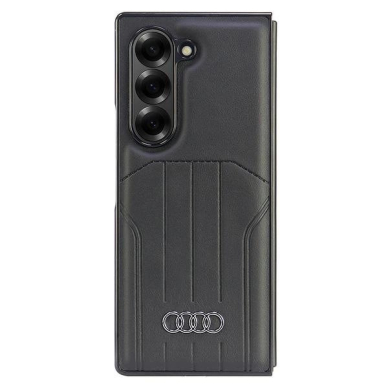 Audi Synthetic Odinis MagSafe Dėklas skirtas Samsung Galaxy Z Fold 6 - Juodas 4