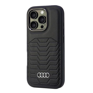 Audi Synthetic Odinis MagSafe iPhone 16 Pro 6.3&quot; Juodas/Juodas hardcase AU-TPUPCMIP16P-GT/D3-BK 2