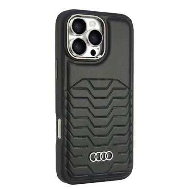 Audi Synthetic Odinis MagSafe iPhone 16 Pro Max 6.9&quot; Juodas/Juodas hardcase AU-TPUPCMIP16PM-GT/D3-BK 1