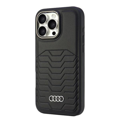Audi Synthetic Odinis MagSafe iPhone 16 Pro Max 6.9&quot; Juodas/Juodas hardcase AU-TPUPCMIP16PM-GT/D3-BK 2