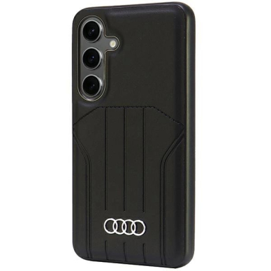 Audi Synthetic Odinis MagSafe S24 S921 Juodas/Juodas hardcase AU-TPUPCMS24-Q5/D1-BK 1