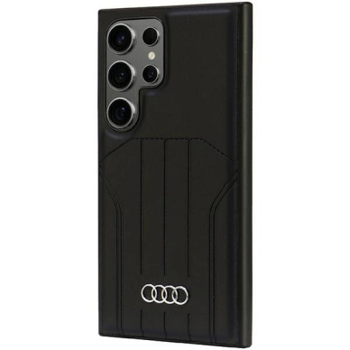 Audi Synthetic Odinis MagSafe S24 Ultra S928 Juodas/Juodas hardcase AU-TPUPCMS24U-Q5/D1-BK 1