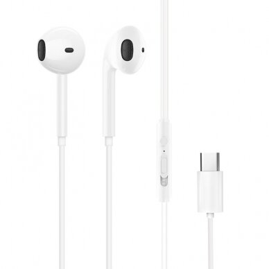Ausinės Dudao in-ear headphones with USB Type-C Baltos (X3C) Ausinės Dudao in-ear headphones with USB Type-C Baltos (X3C)