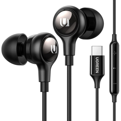 Ausinės Ugreen EP103 USB-C (30638) juodos