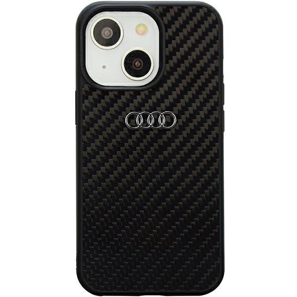Dėklas Audi Carbon Fiber iPhone 14 Juodas AU-TPUPPCIP14-R8/D2-BK Dėklas Audi Carbon Fiber iPhone 14 Juodas AU-TPUPPCIP14-R8/D2-BK