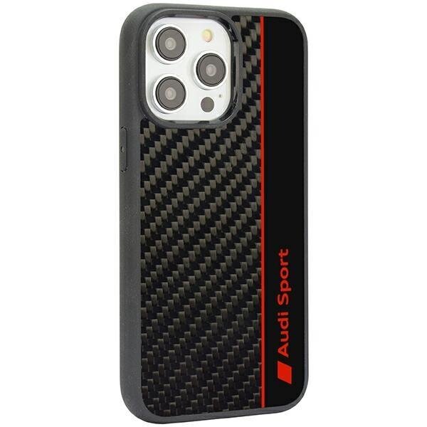 Dėklas Audi Carbon Fiber Stripe iPhone 14 Pro Max Juodas AUS-TPUPCIP14PM-R8/D1-BK 2 Dėklas Audi Carbon Fiber Stripe iPhone 14 Pro Max Juodas AUS-TPUPCIP14PM-R8/D1-BK 2