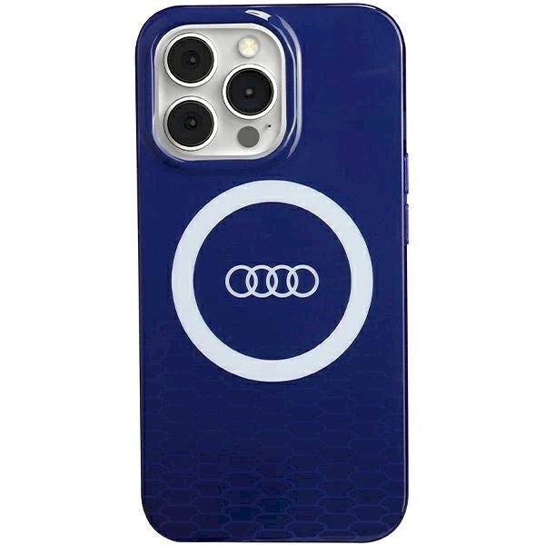 Originalus Audi dėklas IML Big Logo MagSafeiPhone 13 Pro / 13 - mėlynas Originalus Audi dėklas IML Big Logo MagSafeiPhone 13 Pro / 13 - mėlynas