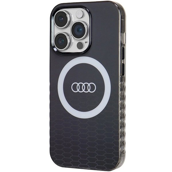 Originalus Audi dėklas IML Big Logo MagSafeiPhone 14 Pro - Juodas 1 Originalus Audi dėklas IML Big Logo MagSafeiPhone 14 Pro - Juodas 1