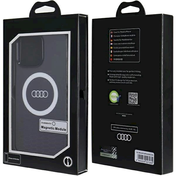 Originalus Audi dėklas IML Big Logo MagSafeiPhone 14 Pro Max - Juodas 6 Originalus Audi dėklas IML Big Logo MagSafeiPhone 14 Pro Max - Juodas 6