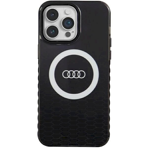Originalus Audi dėklas IML Big Logo MagSafeiPhone 14 Pro Max - Juodas Originalus Audi dėklas IML Big Logo MagSafeiPhone 14 Pro Max - Juodas