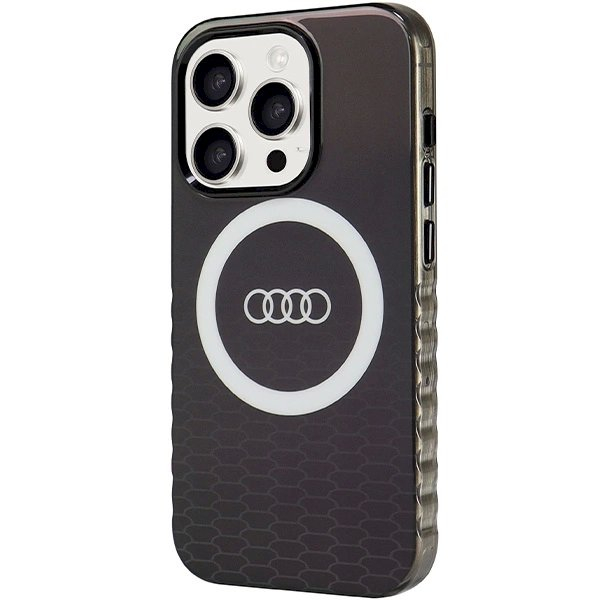 Originalus Audi dėklas IML Big Logo MagSafeiPhone 15 Pro - Juodas 1 Originalus Audi dėklas IML Big Logo MagSafeiPhone 15 Pro - Juodas 1