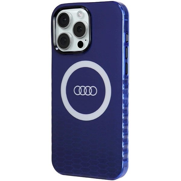 Originalus Audi dėklas IML Big Logo MagSafeiPhone 15 Pro Max - mėlynas 1 Originalus Audi dėklas IML Big Logo MagSafeiPhone 15 Pro Max - mėlynas 1