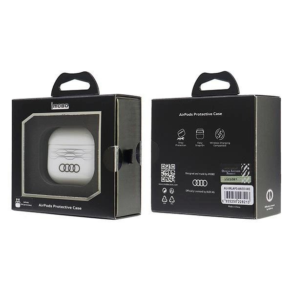 Audi IML Geometric Pattern AirPods 3 Dėklas - Baltas 5