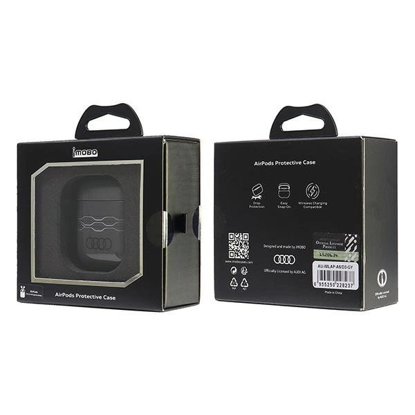 Audi IML Geometric Pattern Dėklas skirtas AirPods 1 / 2 - Pilkas 5
