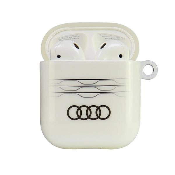 Audi IML Geometric Pattern Dėklas skirtas AirPods 1 / 2 - Baltas 1