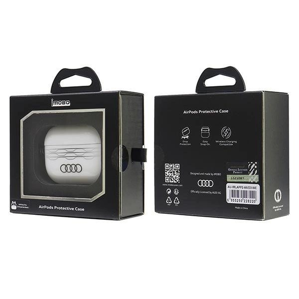 Audi IML Geometric Pattern Dėklas skirtas AirPods Pro 2 - Baltas 5 Audi IML Geometric Pattern Dėklas skirtas AirPods Pro 2 - Baltas 5