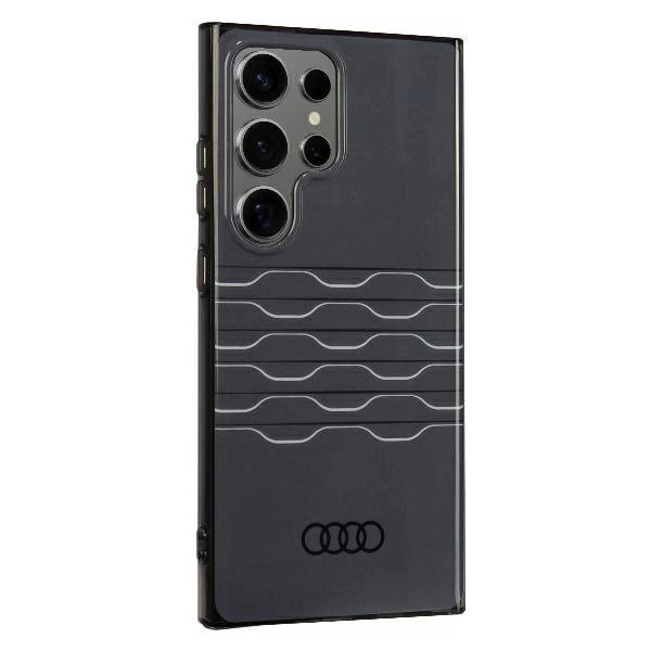 Audi IML Geometric Pattern Dėklas S24 Ultra S928 Juodas/Juodas hardcase AU-IMLS24U-A6/D3-BK 1