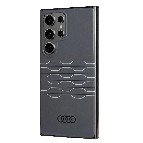 Audi IML Geometric Pattern Dėklas S24 Ultra S928 Juodas/Juodas hardcase AU-IMLS24U-A6/D3-BK 2