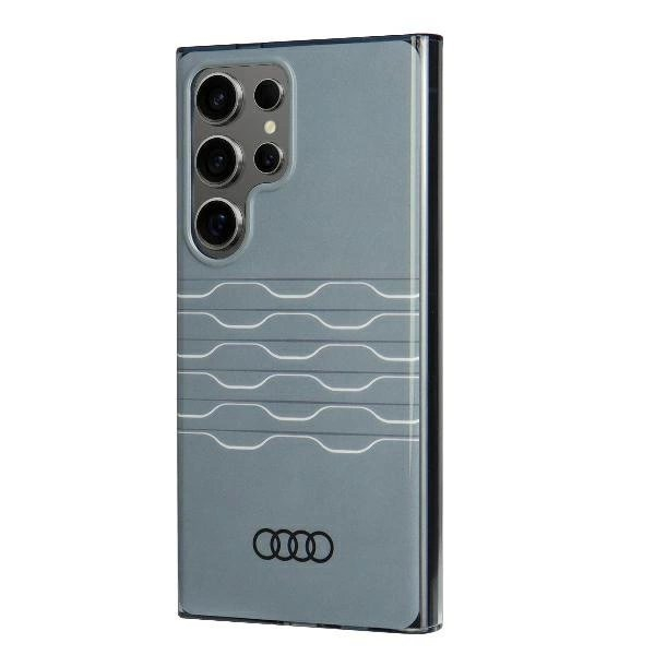 Audi IML Geometric Pattern Dėklas S24 Ultra S928 Pilkas/Pilkas hardcase AU-IMLS24U-A6/D3-GY 2