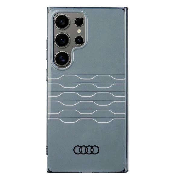 Audi IML Geometric Pattern Dėklas S24 Ultra S928 Pilkas/Pilkas hardcase AU-IMLS24U-A6/D3-GY