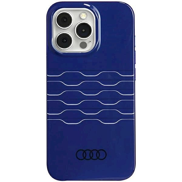 Originalus Audi dėklas IML MagSafeiPhone 13 Pro / 13 - mėlynas Originalus Audi dėklas IML MagSafeiPhone 13 Pro / 13 - mėlynas