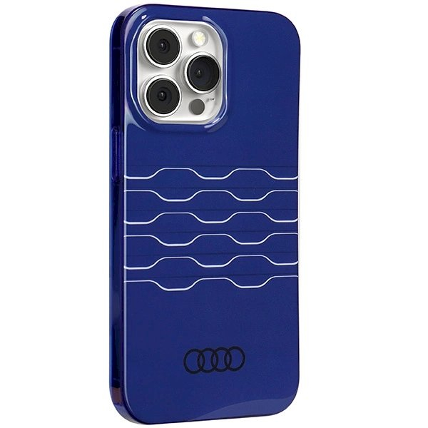 Originalus Audi dėklas IML MagSafeiPhone 13 Pro Max - mėlynas 2 Originalus Audi dėklas IML MagSafeiPhone 13 Pro Max - mėlynas 2